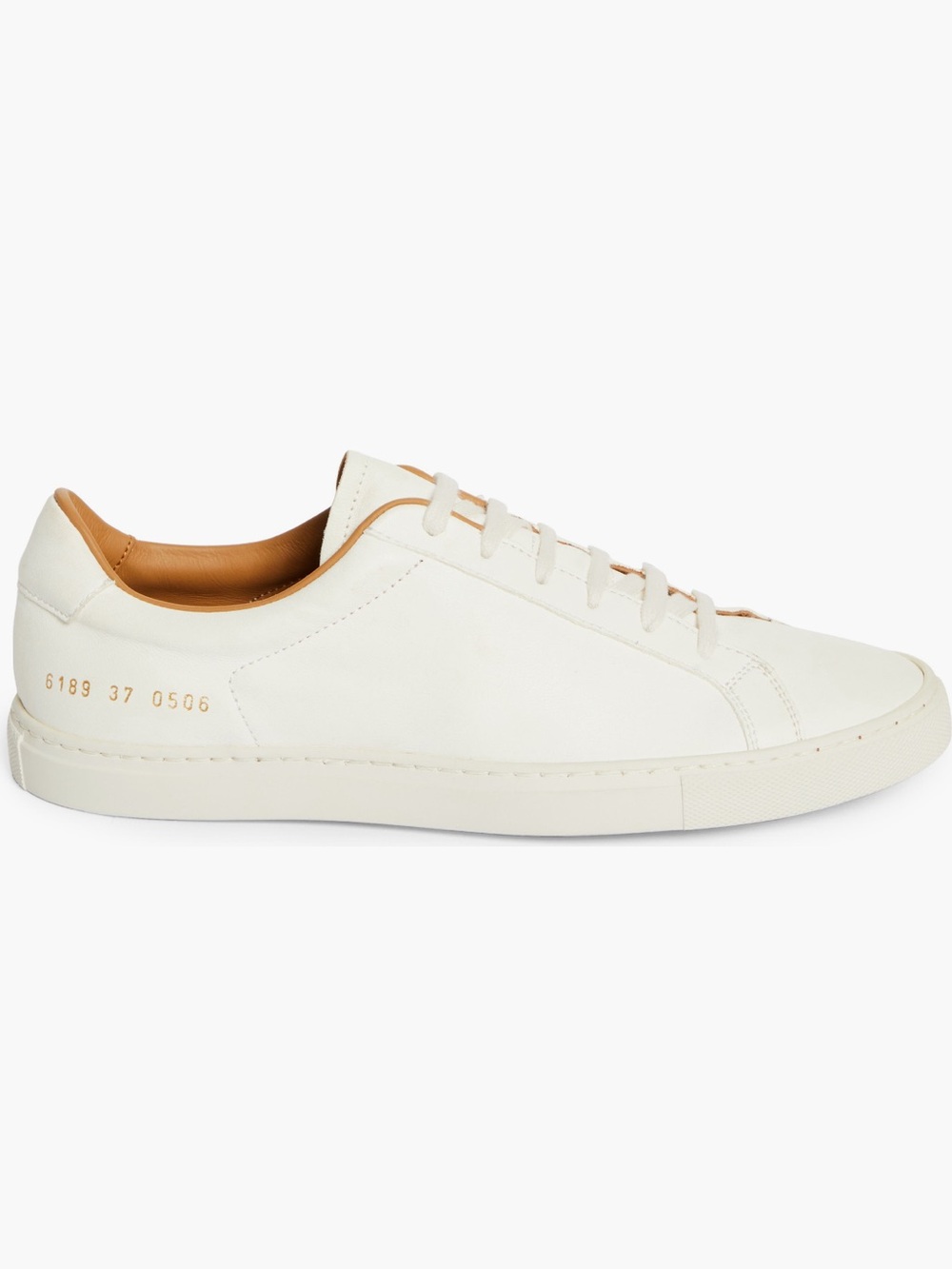 Common Projects Retro Summer Premium Sneakers Low Top White Women's Size 37 US
